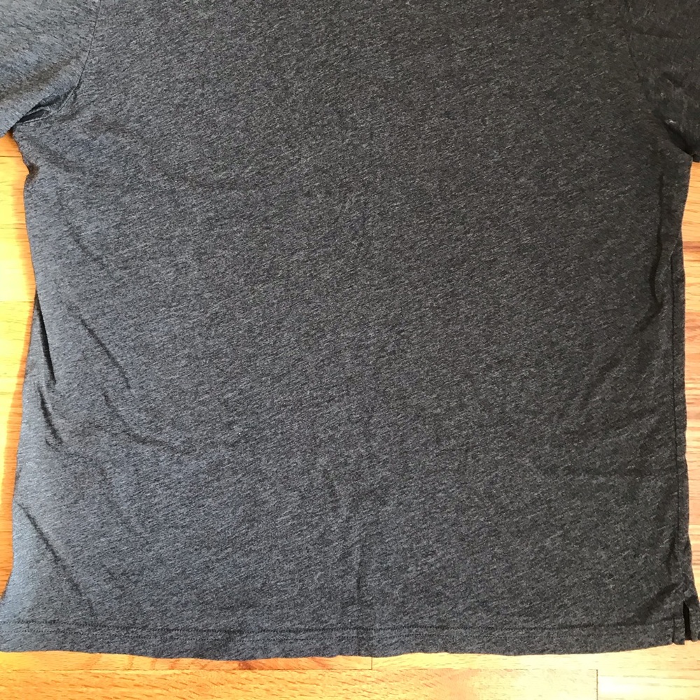 ATM Charcoal Gray Short Collar Polo Henley Large - Picture 7 of 9